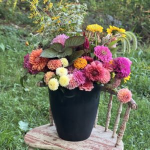 Large Bucket of Flowers